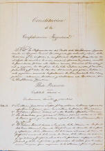 Constitucin de la Confederacin Argentina.