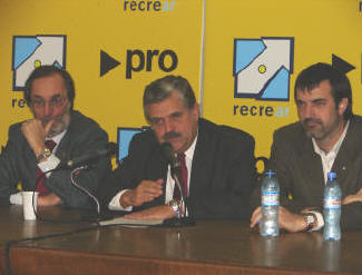 Tonelli, L?ez Murphy y Bullrich. Conferencia de Prensa del 28/08/2007.