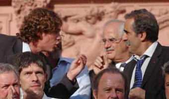 Lousteau, Taiana y Moreno... La M?uina.