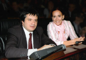 Diputados Martín Borrelli y Gabriela Michetti