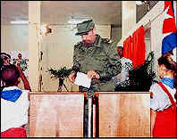 ? A qué  habr?votado Fidel ?