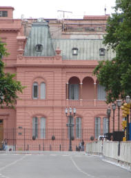 La Casa Rosada.