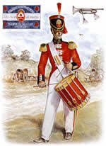 Tambor del segundo Batall? de Policía (1846, apogeo de la Confederación)