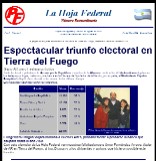 La Hoja Federal - Número 7 - 9 de Agosto de 1999.